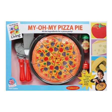 Small World Toys Small World Toys My Oh My Pizza Pie, 11-Piece Set 8632158